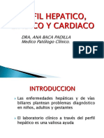 Perfil Hepático, Lípidico, Cardiaco 2019