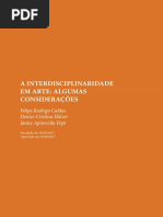 Arte e interdisciplinariedade
