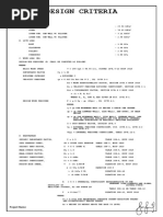 Design Criteria Format