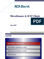 Microfinance & ICICI Bank: June 2007