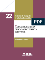 Cossío, José Ramón - Concepciones de la democracia y justicia electoral.pdf