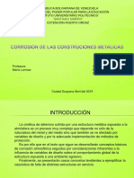 Corrosión en Estructuras Metalicasmicrosoft Powerpoint