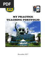 My Practice Teaching Portfolio