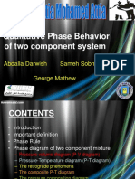 Qualitative Phase Behavior of Two Component System: Abdalla Darwish Sameh Sobhey George Mathew