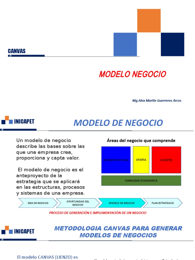 Modelo de Negocio INICAPET y Canvas | PDF | Modelo de negocio | Cliente