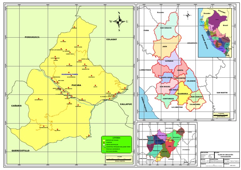 Mapa de Ubicación del Distrito de Pucará | PDF | Perú