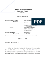 Republic of The Philippines Supreme Court: Manila Third Division