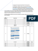 Grade10 ELACBT PracticeTestAnswerKey 10-15-18