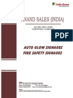 Anand Sales (India) : Auto Glow Signages Fire Safety Signages
