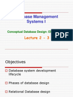 Database Management Systems I 