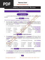 Namma Kalvi 10th English Grammar and Vocabulary Full Guide Sura English Guide