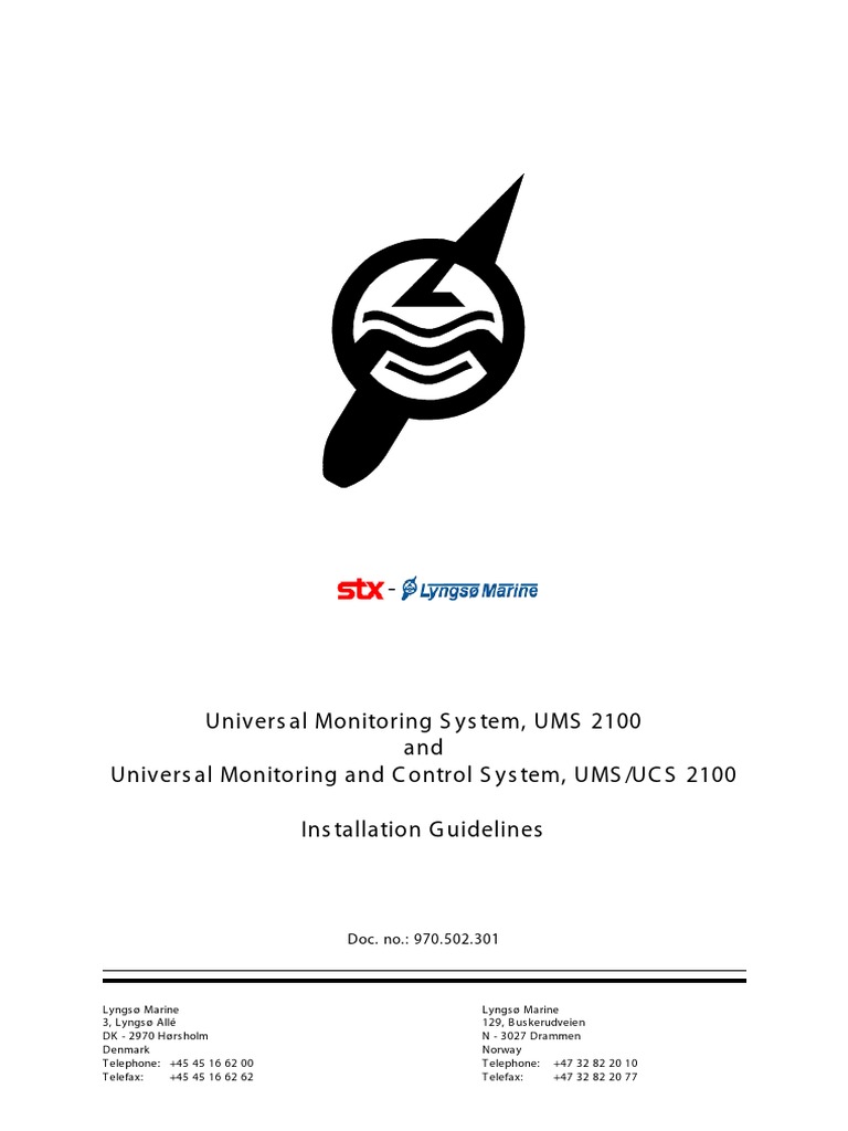 Univers Al Monitoring S Ys Tem, UMS 2100 and Univers Al Monitoring and ...