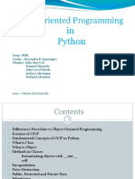 Object Oriented Programming: in Python