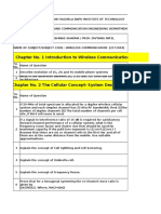 Chapter No. 1 Introduction To Wireless Communication System