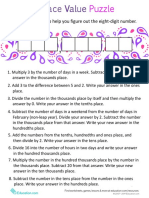 Place Value Puzzle 2