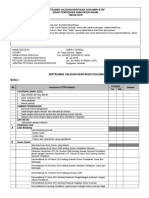 Instrumen Validasi KTSP 2019