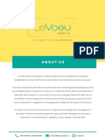 Le Voeu Event Co. Profile (May 2019)