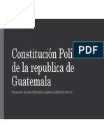 Constitución Política de La Republica de Guatemala