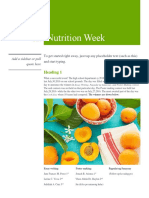 Nutrition Week: Volume 1 - Issue 1