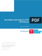 Description and Analysis of IEC 104 Protocol: Petr Matoušek