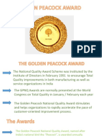 Golden Peacock Award