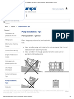 Pump Installation