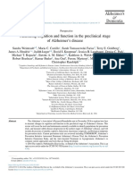 Measuring Cognition and Function in The Preclinical Stage of Alzheimer's Disease