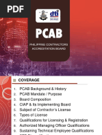 Pcab Categorization Table | PDF | Water Supply | Infrastructure