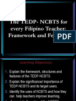The Tedp-Ncbts For Every Filipino Teacher: Framework and Features