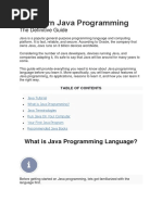 Java Tutorial - Learn Java - Javatpoint | PDF | Java (Programming ...