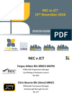 NEC Vs JCT Contracts