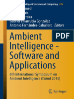 Ambient Intelligence - Software and Applications