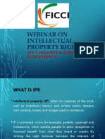 IPR - Its Variants & Important Judgements - 13.07.19