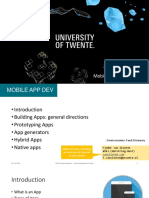 Userinterface Design & Simulation: Mobile App Development