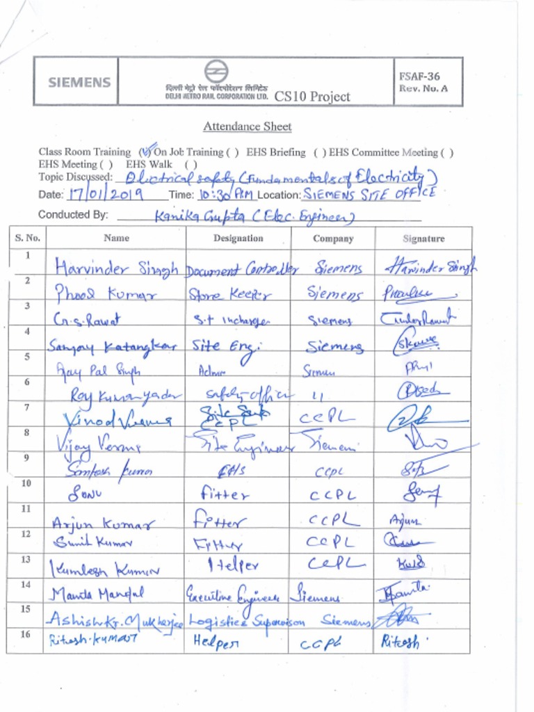 Electrical Safety Training PDF