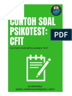 Contoh Soal Psikotest Kerja Di BUMN Dan Perbankan PDF