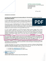 Letter To All MFBs On The Revised National Financial Inclusion Targets