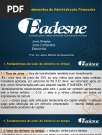 Unidade I - Fundamentos de Administração Financeira