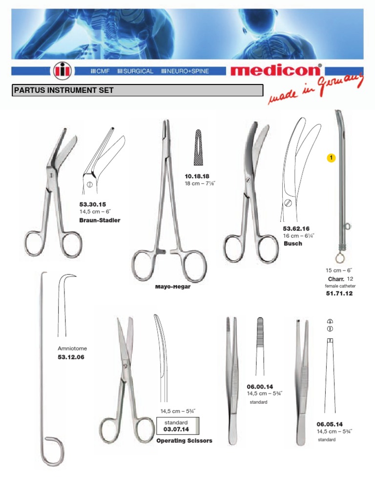 Partus Instrument Set: Female Catheter | PDF