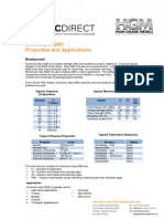 Aluminium 6082 Spec Sheet