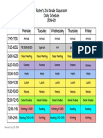 Foster Schedule 19-20