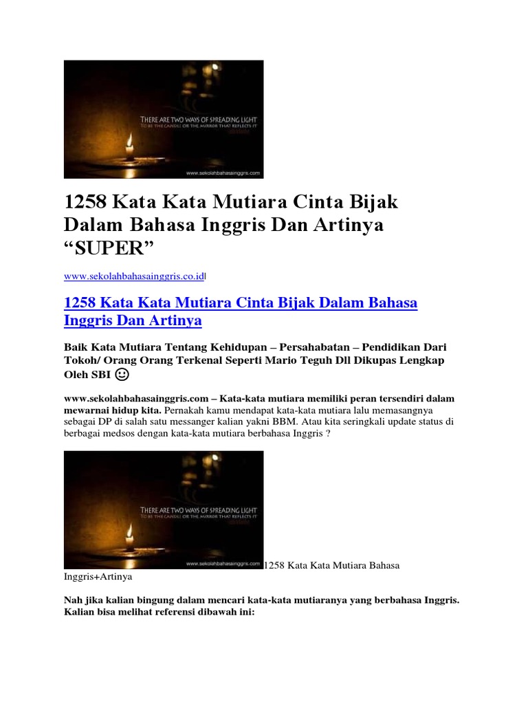 1258 Kata Kata Mutiara Cinta Bijak Dalam Bahasa Inggris Dan Artinya 1258 Kata Kata Mutiara Cinta Bijak Dalam Bahasa Inggris Dan Artinya