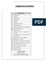 Math in Physics