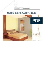 Date: Wed, October 13, 2010 8:25:08 PM CC: Subject: (Nidokidos) Home Paint Color Ideas