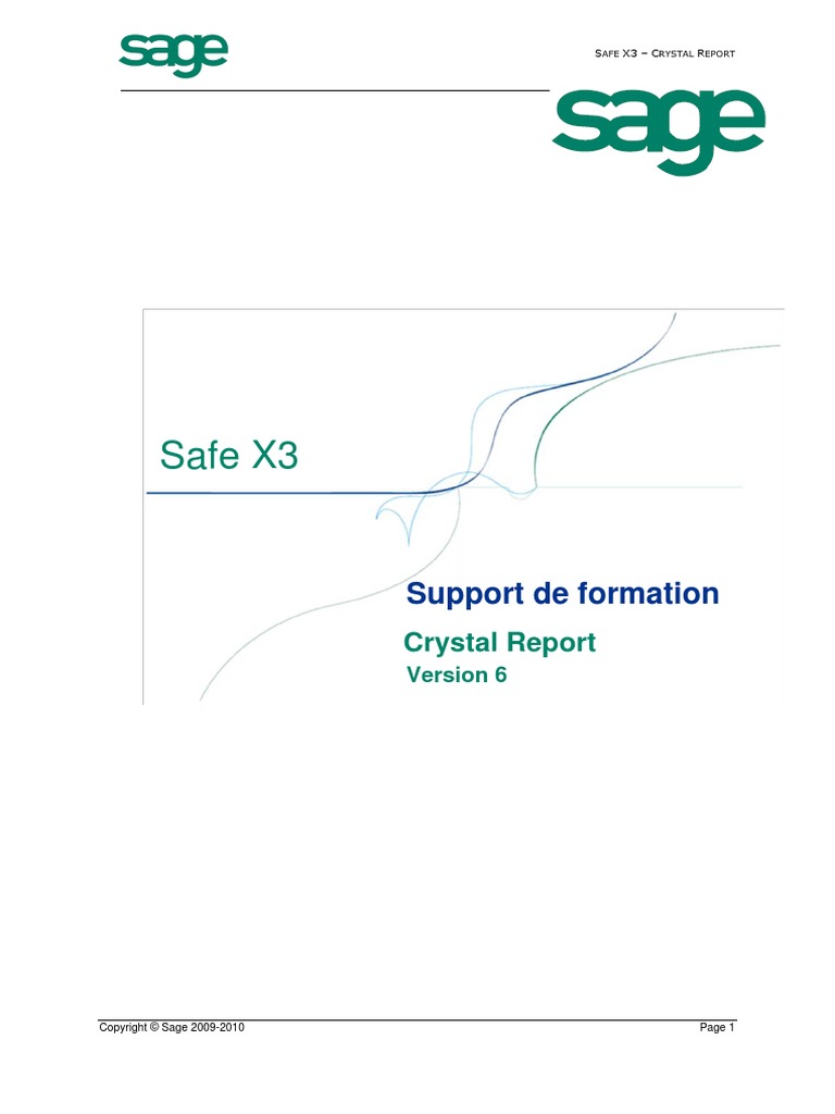 Modifier un fichier .rpt dans Sage X3 | PDF | Bases de données ...