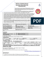 IRCTC e-ticketing service rules and ID requirements