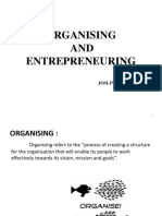 Organising AND Entrepreneuring: Josline Lobo