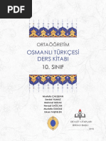 Osmanlı Türkçesi 10 2018-2019