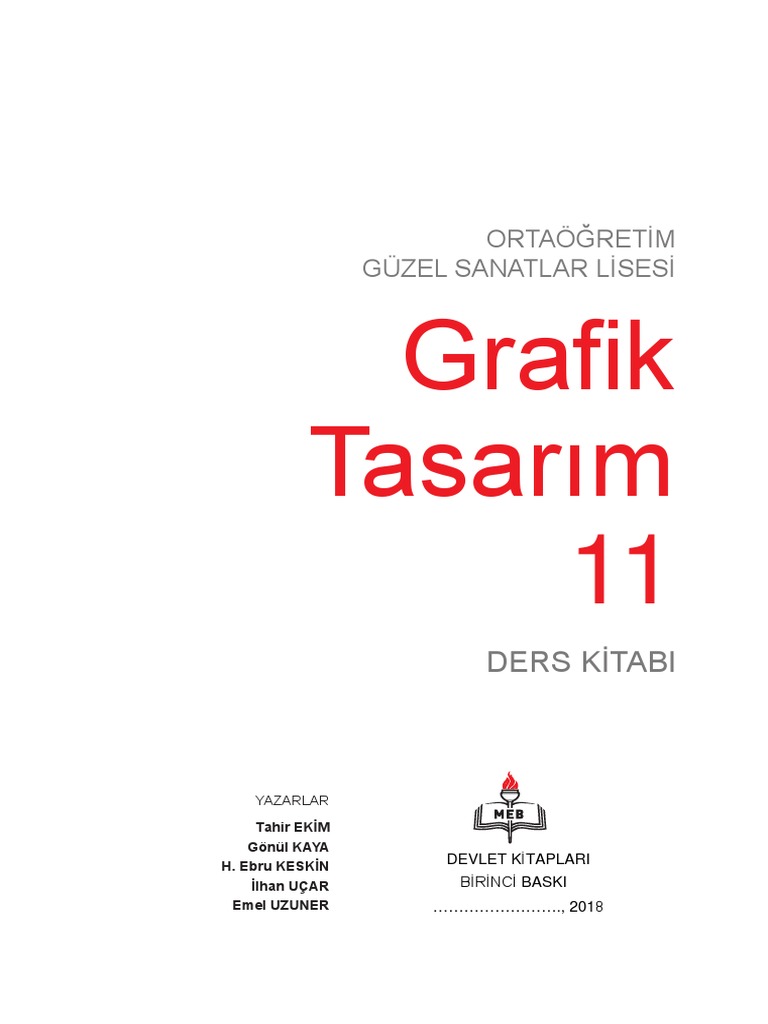Grafik Tasarim 11 2018 2019 Pdf
