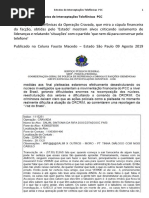 Extratos de Interceptações Telefônicas PCC